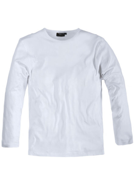 Klassisk Replika t-shirt langtærme (Hvid)