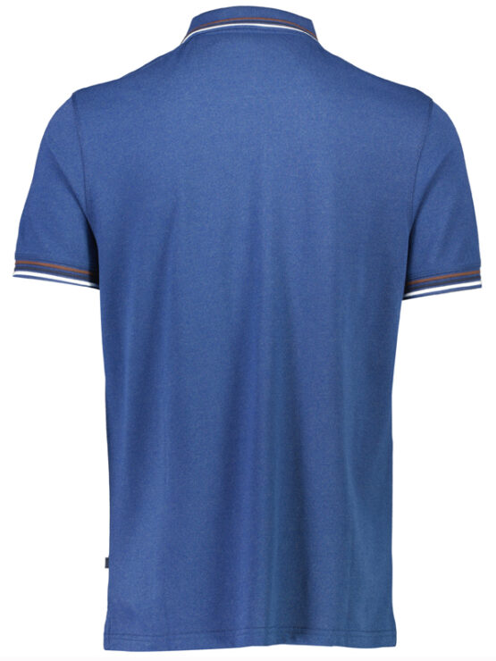 Bison Polo T-Shirt (Blue) - Image 2