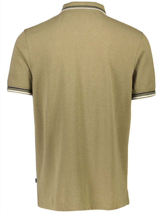 Bison Polo T-Shirt (Olive Dust) - Image 2