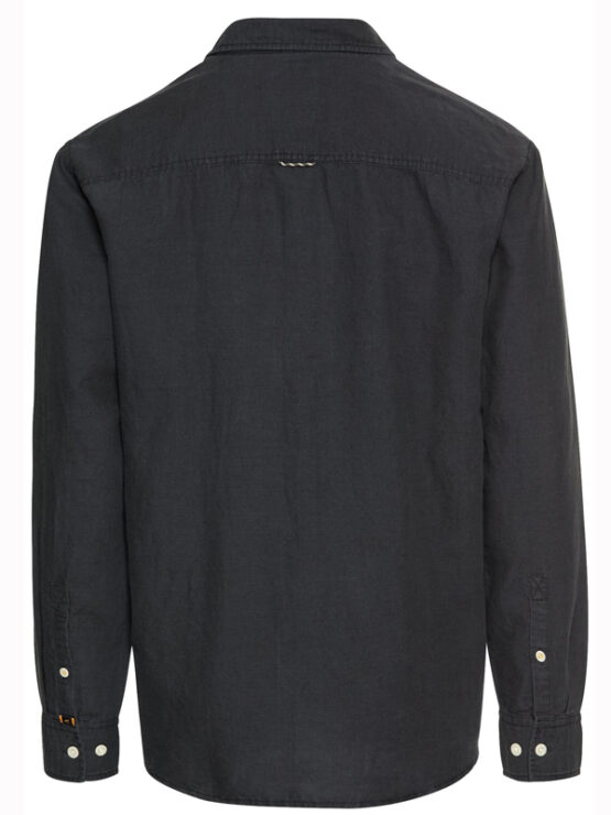 Camel Active Hør L/S Skjorte (Dark Navy) - Image 2
