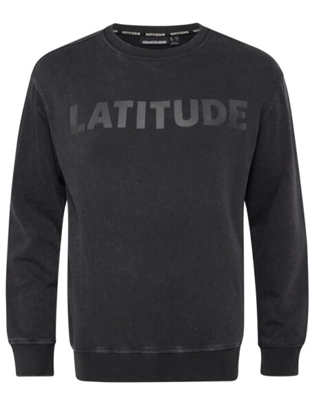 North Print Sweat (Black)