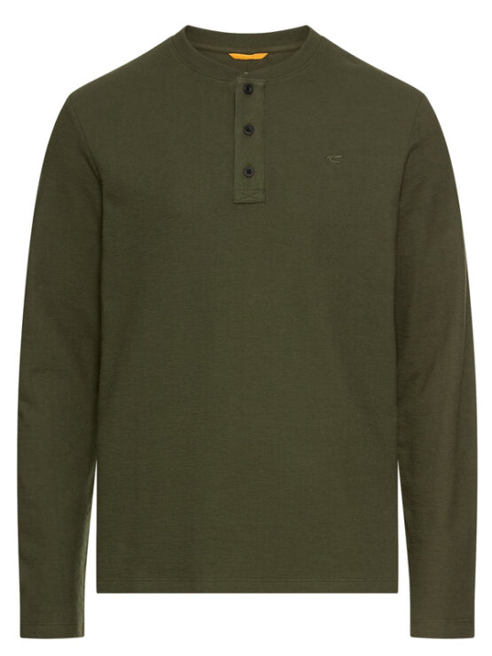 Camel Active Granddad T-Shirt L/S (Olive)