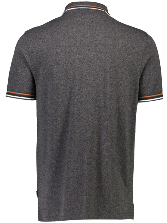 Bison Polo T-Shirt (Grey Mel) - Billede 2