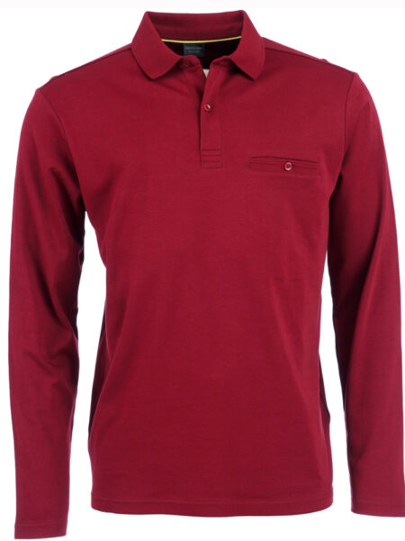 Roberto Polo T-Shirt L/S (Bordaux)