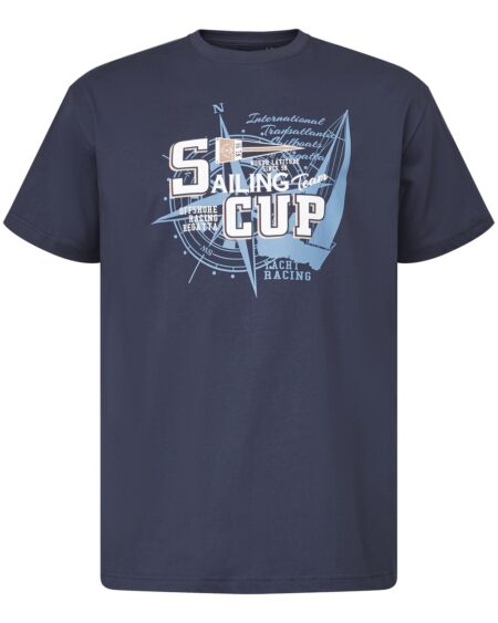 North Latitude Print T-Shirts (Navy)