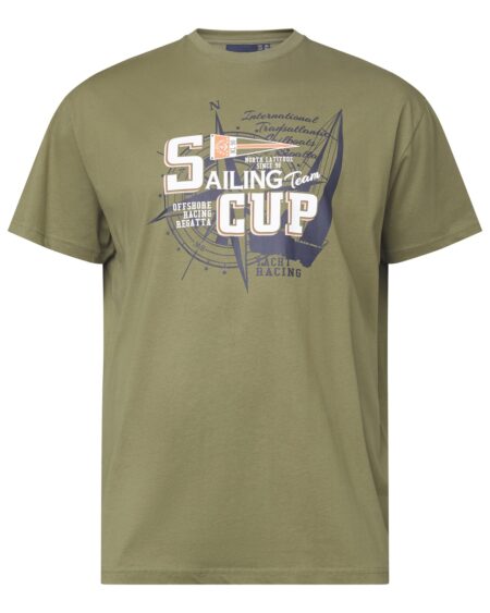 North Latitude Print T-Shirts (Green)